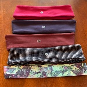 Bundle of Lululemon headbands (5).